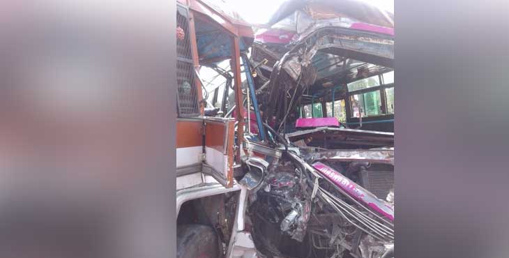 മലപ്പുറത്ത് ബസും ലോറിയും കൂട്ടിയിടിച്ചു ; ലോറി ഡ്രൈവർ മരിച്ചു മലപ്പുറത്ത് ബസും ലോറിയും കൂട്ടിയിടിച്ചു ; ലോറി ഡ്രൈവർ മരിച്ചു