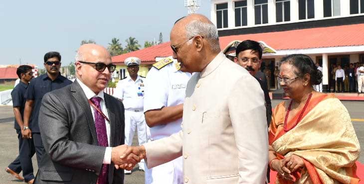 ലക്ഷദ്വീപ് സന്ദര്ശനം കഴിഞ്ഞ് രാഷ്ടപതി ദില്ലിക്കു മടങ്ങി ലക്ഷദ്വീപ് സന്ദര്ശനം കഴിഞ്ഞ് രാഷ്ടപതി ദില്ലിക്കു മടങ്ങി