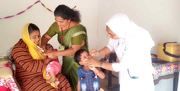 പള്സ് പോളിയോ തുള്ളിമരുന്ന് വിതരണം തുടങ്ങി പള്സ് പോളിയോ തുള്ളിമരുന്ന് വിതരണം തുടങ്ങി