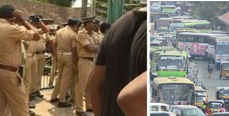 നിയമലംഘനം നടത്തുന്ന സ്വകാര്യ ബസ്സുകള്ക്ക് പോലീസ് ഒത്താശ ചെയ്യുന്നു: കെഎസ്ആര്ടിസി തൊഴിലാളി യൂണിയനുകള് നിയമലംഘനം നടത്തുന്ന സ്വകാര്യ ബസ്സുകള്ക്ക് പോലീസ് ഒത്താശ ചെയ്യുന്നു: കെഎസ്ആര്ടിസി തൊഴിലാളി യൂണിയനുകള്