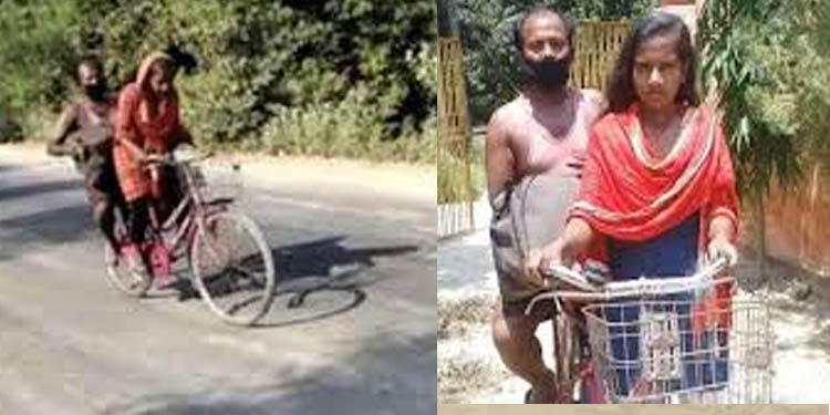 അച്ഛനെയും വെച്ച് 1200 കിലോമീറ്റര് സെക്കിള് ചവിട്ടിയ 15 വയസ്സുകാരി ജ്യോതി കുമാരിയാണ് താരം അച്ഛനെയും വെച്ച് 1200 കിലോമീറ്റര് സെക്കിള് ചവിട്ടിയ 15 വയസ്സുകാരി ജ്യോതി കുമാരിയാണ് താരം