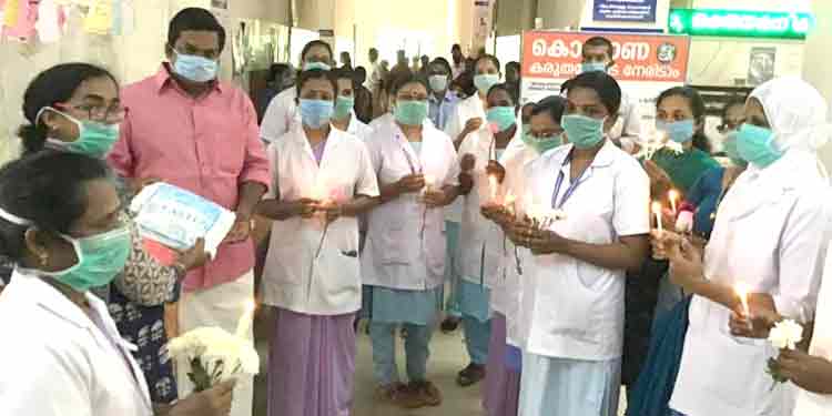 കാരുണ്യത്തിന്റെ മാലാഖമാര്ക്ക് കോന്നിയുടെ ആദരം കാരുണ്യത്തിന്റെ മാലാഖമാര്ക്ക് കോന്നിയുടെ ആദരം