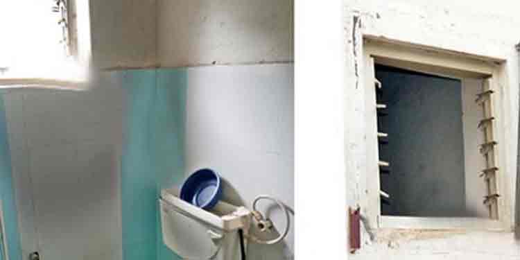 കൊല്ലത്ത് നിരീക്ഷണത്തിലിരുന്നയാള് ശൗചാലയത്തിന്റെ കിളിവാതില് പൊളിച്ച് ചാടിപ്പോയി കൊല്ലത്ത് നിരീക്ഷണത്തിലിരുന്നയാള് ശൗചാലയത്തിന്റെ കിളിവാതില് പൊളിച്ച് ചാടിപ്പോയി