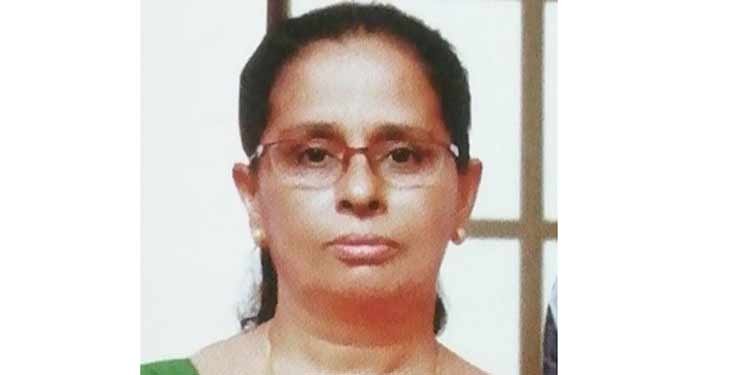പത്തനംതിട്ട തോംസ് സ്റ്റുഡിയോ ജോസിന്റെ ഭാര്യ സാലി ജോർജ് ( 61) നിര്യാതയായി ; സംസ്കാരം തിങ്കളാഴ്ച പത്തനംതിട്ട തോംസ് സ്റ്റുഡിയോ ജോസിന്റെ ഭാര്യ സാലി ജോർജ് ( 61) നിര്യാതയായി ; സംസ്കാരം തിങ്കളാഴ്ച