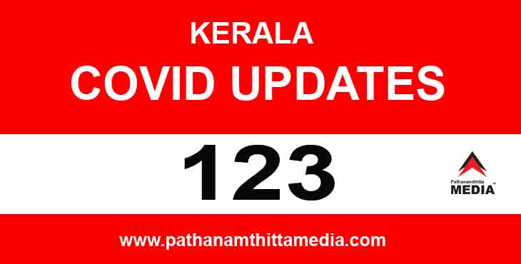 സംസ്ഥാനത്ത് ഇന്ന് 123 പേര്ക്ക് കോവിഡ് സ്ഥിരീകരിച്ചു ; പത്തനംതിട്ടയില് 13 പേര്ക്ക് സംസ്ഥാനത്ത് ഇന്ന് 123 പേര്ക്ക് കോവിഡ് സ്ഥിരീകരിച്ചു ; പത്തനംതിട്ടയില് 13 പേര്ക്ക്