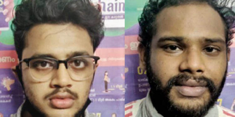 മയക്കുമരുന്നു കടത്താന് ശ്രമിച്ച രണ്ടു പേരെ പിടികൂടി മയക്കുമരുന്നു കടത്താന് ശ്രമിച്ച രണ്ടു പേരെ പിടികൂടി