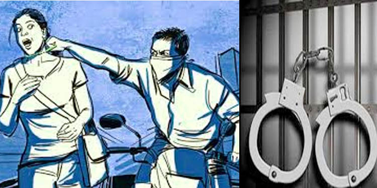 സ്കൂട്ടറിലെത്തി വീട്ടമ്മയുടെ മാല പൊട്ടിക്കാന് ശ്രമം : പ്രതികള് പിടിയില് സ്കൂട്ടറിലെത്തി വീട്ടമ്മയുടെ മാല പൊട്ടിക്കാന് ശ്രമം : പ്രതികള് പിടിയില്