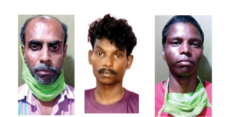 ദളിത് ബാലികയെ പീഡിപ്പിച്ച മൂന്നുപേര് അറസ്റ്റിലായി ദളിത് ബാലികയെ പീഡിപ്പിച്ച മൂന്നുപേര് അറസ്റ്റിലായി
