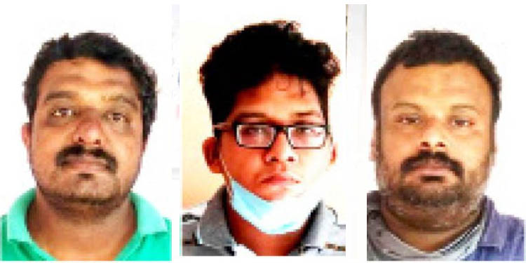 ക്വാറന്റീന് സെന്ററിലെ കെയര്ടേക്കറെ മര്ദ്ദിച്ച മൂന്ന് പേരെ അറസ്റ്റ് ചെയ്തു ക്വാറന്റീന് സെന്ററിലെ കെയര്ടേക്കറെ മര്ദ്ദിച്ച മൂന്ന് പേരെ അറസ്റ്റ് ചെയ്തു
