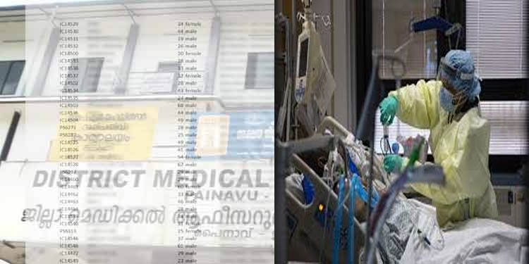 സുരക്ഷ വീഴ്ച : കോവിഡ് രോഗികളുടെ വിവരങ്ങള് ചോര്ന്നു ; ഇടുക്കിയിലെ അമ്പതിലേറെ രോഗികളുടെ വിവരങ്ങള് പുറത്ത് സുരക്ഷ വീഴ്ച : കോവിഡ് രോഗികളുടെ വിവരങ്ങള് ചോര്ന്നു ; ഇടുക്കിയിലെ അമ്പതിലേറെ രോഗികളുടെ വിവരങ്ങള് പുറത്ത്