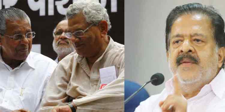 പിണറായിക്കെതിരെ നടപടിയെടുക്കണം ; യെച്ചൂരിക്ക് ചെന്നിത്തലയുടെ കത്ത് പിണറായിക്കെതിരെ നടപടിയെടുക്കണം ; യെച്ചൂരിക്ക് ചെന്നിത്തലയുടെ കത്ത്