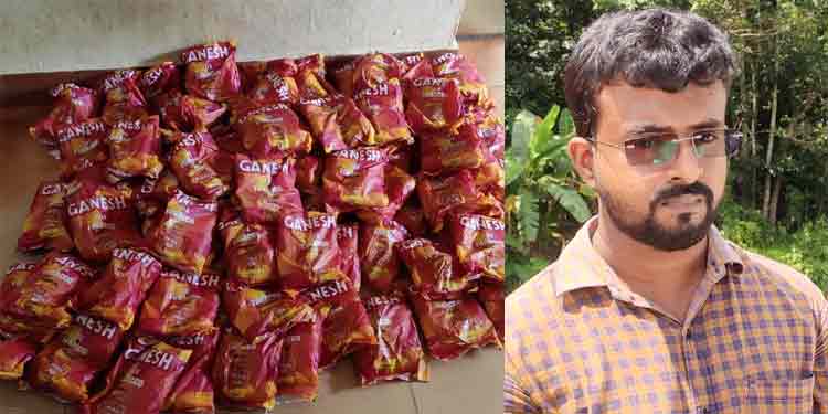 രണ്ടേകാല് ലക്ഷത്തിന്റെ നിരോധിത പുകയില ഉത്പന്നങ്ങളുമായി പത്തനാപുരം സ്വദേശി അറസ്റ്റില് രണ്ടേകാല് ലക്ഷത്തിന്റെ നിരോധിത പുകയില ഉത്പന്നങ്ങളുമായി പത്തനാപുരം സ്വദേശി അറസ്റ്റില്