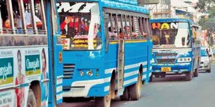 ബസ് ചാര്ജ്ജ് വര്ദ്ധന ഇന്നു മുതല് ; അഞ്ച് കിലോമീറ്റര് യാത്രയ്ക്ക് എട്ട് രൂപയ്ക്കു പകരം ഇനി 10 രൂപ ബസ് ചാര്ജ്ജ് വര്ദ്ധന ഇന്നു മുതല് ; അഞ്ച് കിലോമീറ്റര് യാത്രയ്ക്ക് എട്ട് രൂപയ്ക്കു പകരം ഇനി 10 രൂപ