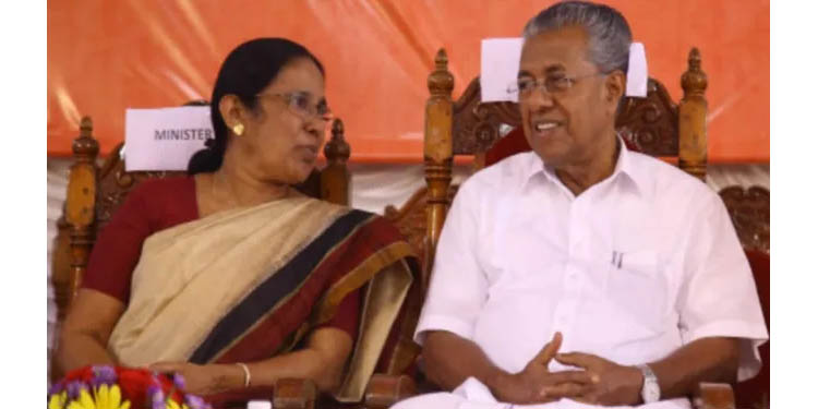 മുഖ്യമന്ത്രി പിണറായി വിജയന്റെയും ആരോഗ്യമന്ത്രി കെ.കെ ശൈലജയുടെയും കോവിഡ് പരിശോധനാ ഫലം നെഗറ്റീവ് മുഖ്യമന്ത്രി പിണറായി വിജയന്റെയും ആരോഗ്യമന്ത്രി കെ.കെ ശൈലജയുടെയും കോവിഡ് പരിശോധനാ ഫലം നെഗറ്റീവ്