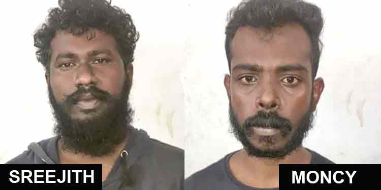 പോലീസ് ഉദ്യോഗസ്ഥനെ വടിവാളുകൊണ്ടു വെട്ടിക്കൊലപ്പെടുത്താന് ശ്രമിച്ച കേസില് രണ്ടു പേര് അറസ്റ്റില് പോലീസ് ഉദ്യോഗസ്ഥനെ വടിവാളുകൊണ്ടു വെട്ടിക്കൊലപ്പെടുത്താന് ശ്രമിച്ച കേസില് രണ്ടു പേര് അറസ്റ്റില്