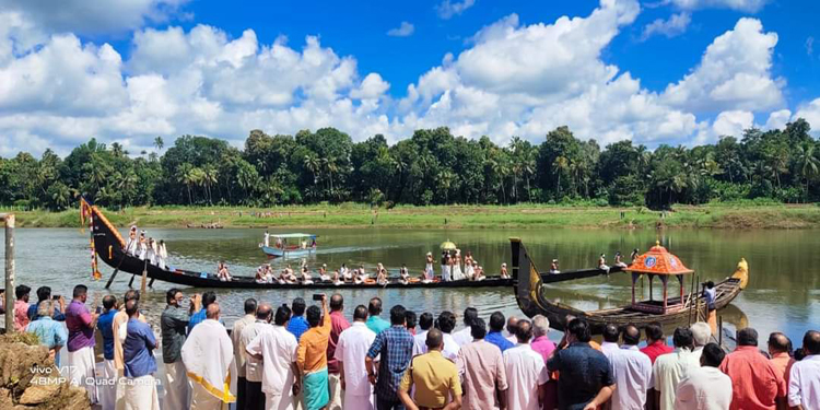 ആറന്മുള ഉത്രട്ടാതി ജലോത്സവം ആചാരപരമായി നടന്നു ആറന്മുള ഉത്രട്ടാതി ജലോത്സവം ആചാരപരമായി നടന്നു