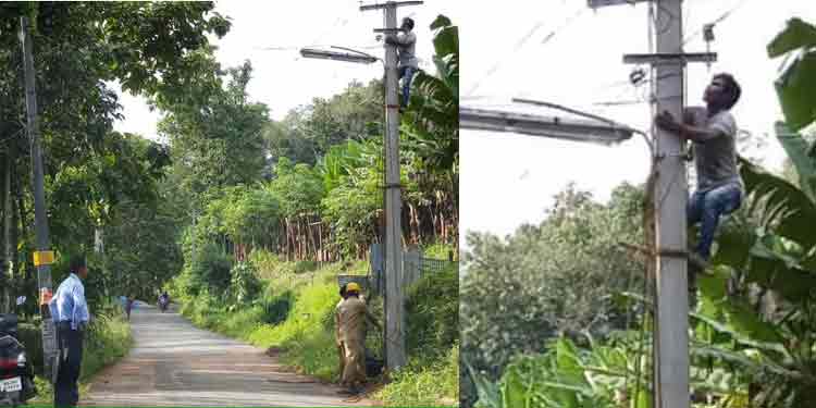 താഴെ നോക്കിനില്ക്കുന്നവര്ക്ക് ഹെല്മെറ്റ് ; ഇളകിയാടുന്ന വൈദ്യുതി പോസ്റ്റില് കയറിയവന് ഹെല്മെറ്റും ബെല്റ്റും വേണ്ട ; കരാര് പണി ചെയ്യിക്കുന്നത് കെ.എസ്.ഇ.ബിയില് നിന്നും വിരമിച്ചയാള് താഴെ നോക്കിനില്ക്കുന്നവര്ക്ക് ഹെല്മെറ്റ് ; ഇളകിയാടുന്ന വൈദ്യുതി പോസ്റ്റില് കയറിയവന് ഹെല്മെറ്റും ബെല്റ്റും വേണ്ട ; കരാര് പണി ചെയ്യിക്കുന്നത് കെ.എസ്.ഇ.ബിയില് നിന്നും വിരമിച്ചയാള്