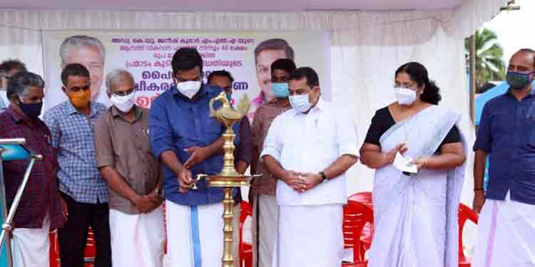 പ്രമാടം ശുദ്ധജല പദ്ധതിയുടെ പൈപ്പ് മാറ്റി സ്ഥാപിക്കുന്നു പ്രമാടം ശുദ്ധജല പദ്ധതിയുടെ പൈപ്പ് മാറ്റി സ്ഥാപിക്കുന്നു