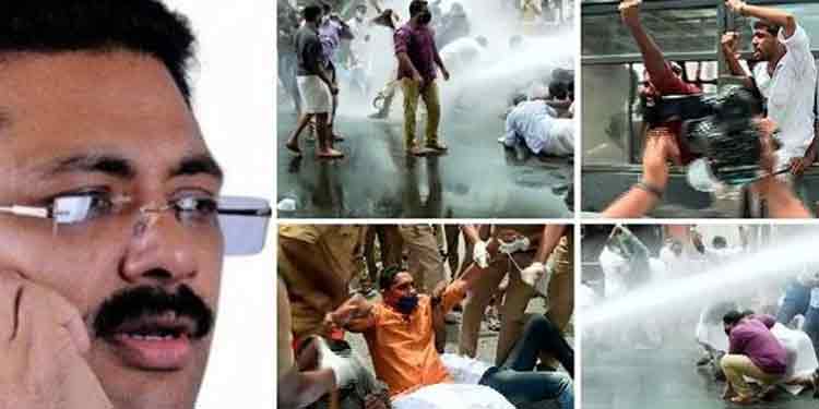 മന്ത്രി കെ.ടി ജലീലിന്റെ രാജി ആവശ്യപ്പെട്ട് പ്രതിഷേധം ശക്തം , പോലീസ് ജലപീരങ്കി പ്രയോഗിച്ചു , സംഘര്ഷം മന്ത്രി കെ.ടി ജലീലിന്റെ രാജി ആവശ്യപ്പെട്ട് പ്രതിഷേധം ശക്തം , പോലീസ് ജലപീരങ്കി പ്രയോഗിച്ചു , സംഘര്ഷം