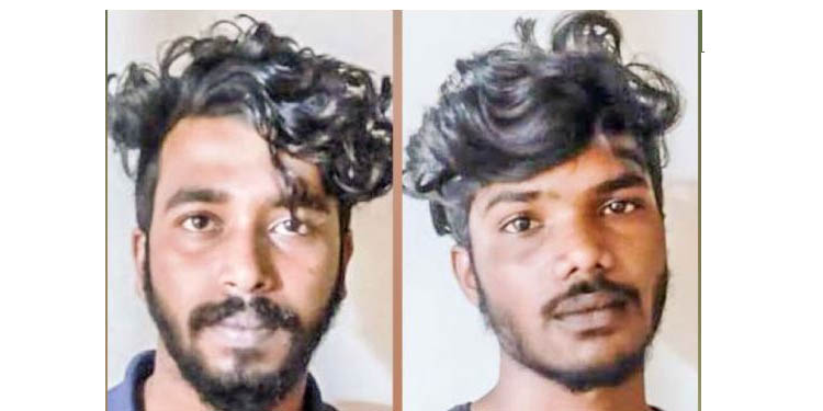 പ്രായപൂര്ത്തിയാകാത്ത പെണ്കുട്ടിയെ പീഡിപ്പിച്ച കേസില് രണ്ടുപേര് അറസ്റ്റില് പ്രായപൂര്ത്തിയാകാത്ത പെണ്കുട്ടിയെ പീഡിപ്പിച്ച കേസില് രണ്ടുപേര് അറസ്റ്റില്