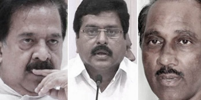 ബിജു രമേശില് നിന്നും കോഴ കൈപ്പറ്റി : രമേശ് ചെന്നിത്തല, വി എസ് ശിവകുമാര്, കെ ബാബു എന്നിവര്ക്കെതിരെ സിബിഐ അന്വേഷണം ബിജു രമേശില് നിന്നും കോഴ കൈപ്പറ്റി : രമേശ് ചെന്നിത്തല, വി എസ് ശിവകുമാര്, കെ ബാബു എന്നിവര്ക്കെതിരെ സിബിഐ അന്വേഷണം