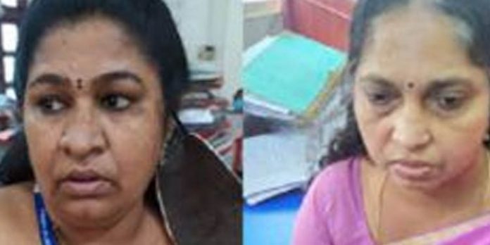 കൈക്കൂലി വാങ്ങുന്നതിനിടെ വനിതാ റവന്യു ഉദ്യോഗസ്ഥര് വിജിലന്സിന്റെ പിടിയിലായി കൈക്കൂലി വാങ്ങുന്നതിനിടെ വനിതാ റവന്യു ഉദ്യോഗസ്ഥര് വിജിലന്സിന്റെ പിടിയിലായി