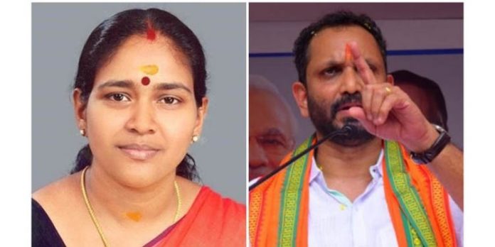 കെ.സുരേന്ദ്രനെതിരെ ശോഭ സുരേന്ദ്രന് ; രാഷ്ട്രീയമായി ഇല്ലാതാക്കാന് ശ്രമിക്കുന്നെന്ന് പരാതി കെ.സുരേന്ദ്രനെതിരെ ശോഭ സുരേന്ദ്രന് ; രാഷ്ട്രീയമായി ഇല്ലാതാക്കാന് ശ്രമിക്കുന്നെന്ന് പരാതി