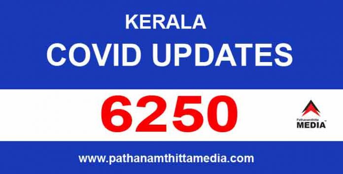 സംസ്ഥാനത്ത് ഇന്ന് 6250 പേര്ക്ക് കോവിഡ് സ്ഥിരീകരിച്ചു ; 25 മരണം സംസ്ഥാനത്ത് ഇന്ന് 6250 പേര്ക്ക് കോവിഡ് സ്ഥിരീകരിച്ചു ; 25 മരണം
