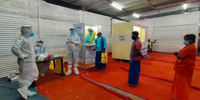 ശബരിമല തീര്ഥാടനം : കോവിഡ് പരിശോധനയ്ക്ക് വിപുലമായ സംവിധാനം ശബരിമല തീര്ഥാടനം : കോവിഡ് പരിശോധനയ്ക്ക് വിപുലമായ സംവിധാനം