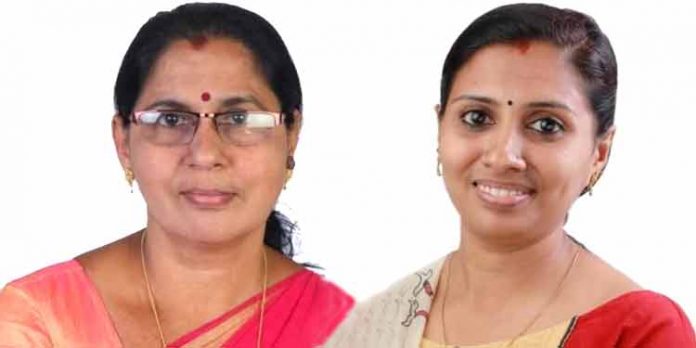 ചുവപ്പണിഞ്ഞ് അമ്മയും മകളും മത്സര രംഗത്ത് ചുവപ്പണിഞ്ഞ് അമ്മയും മകളും മത്സര രംഗത്ത്
