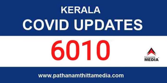 കേരളത്തില് ഇന്ന് 6010 പേര്ക്ക് കോവിഡ് സ്ഥിരീകരിച്ചു ; 28 മരണം കേരളത്തില് ഇന്ന് 6010 പേര്ക്ക് കോവിഡ് സ്ഥിരീകരിച്ചു ; 28 മരണം