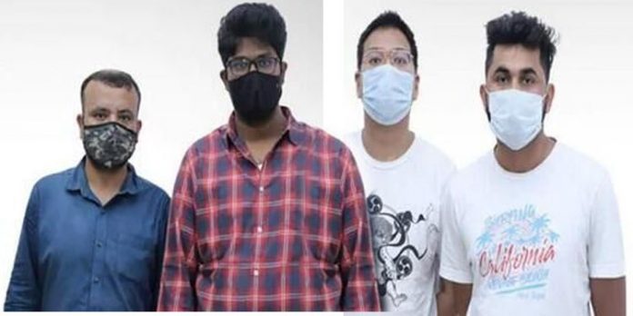 മൊബൈല് ആപ്പ് വഴി എളുപ്പത്തില് വായ്പ്പ : ചൈനീസ് പൗരന് ഉള്പ്പെടെ നാലു പേര് അറസ്റ്റില് മൊബൈല് ആപ്പ് വഴി എളുപ്പത്തില് വായ്പ്പ : ചൈനീസ് പൗരന് ഉള്പ്പെടെ നാലു പേര് അറസ്റ്റില്