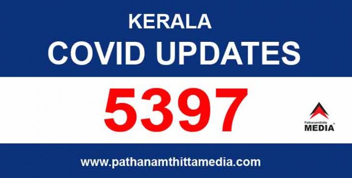 സംസ്ഥാനത്ത് ഇന്ന് 5397 പേര്ക്ക് കോവിഡ് സ്ഥിരീകരിച്ചു സംസ്ഥാനത്ത് ഇന്ന് 5397 പേര്ക്ക് കോവിഡ് സ്ഥിരീകരിച്ചു