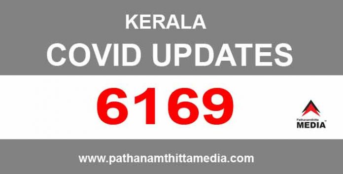 സംസ്ഥാനത്ത് ഇന്ന് 6169 പേര്ക്ക് കോവിഡ് സ്ഥിരീകരിച്ചു സംസ്ഥാനത്ത് ഇന്ന് 6169 പേര്ക്ക് കോവിഡ് സ്ഥിരീകരിച്ചു