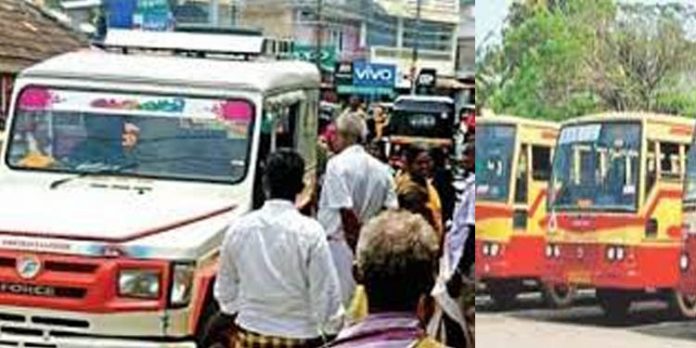 സര്ക്കാര് ജീവനക്കാര്ക്ക് യാത്രാസൗകര്യം : അനധികൃത സര്വീസ് നടത്തുന്ന സമാന്തര വാഹനങ്ങള്ക്ക് പിടിവീഴും സര്ക്കാര് ജീവനക്കാര്ക്ക് യാത്രാസൗകര്യം : അനധികൃത സര്വീസ് നടത്തുന്ന സമാന്തര വാഹനങ്ങള്ക്ക് പിടിവീഴും