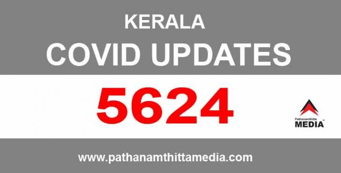 സംസ്ഥാനത്ത് ഇന്ന് 5624 പേര്ക്ക് കൊവിഡ് സ്ഥിരീകരിച്ചു സംസ്ഥാനത്ത് ഇന്ന് 5624 പേര്ക്ക് കൊവിഡ് സ്ഥിരീകരിച്ചു