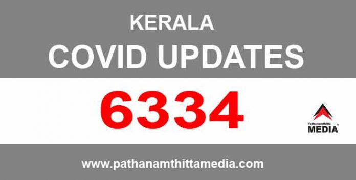 കേരളത്തില് ഇന്ന് 6334 പേര്ക്ക് കോവിഡ് സ്ഥിരീകരിച്ചു കേരളത്തില് ഇന്ന് 6334 പേര്ക്ക് കോവിഡ് സ്ഥിരീകരിച്ചു