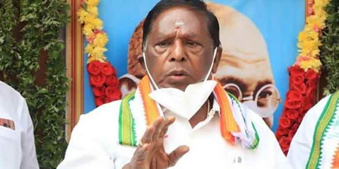 കോണ്ഗ്രസ് നേതൃത്വത്തിലുള്ള പുതുച്ചേരിയിലെ നാരായണ സര്ക്കാര് വീണു കോണ്ഗ്രസ് നേതൃത്വത്തിലുള്ള പുതുച്ചേരിയിലെ നാരായണ സര്ക്കാര് വീണു