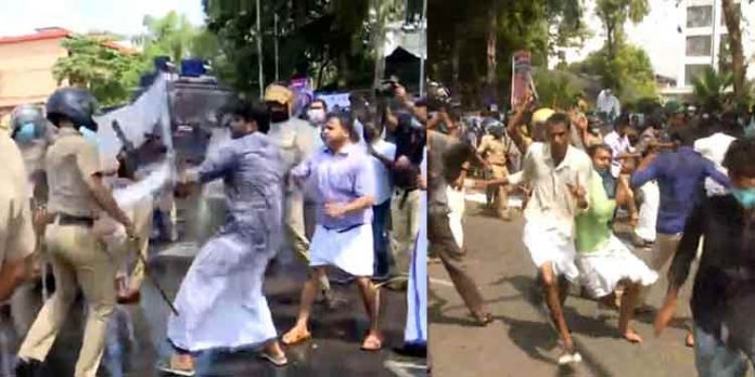 സമരക്കാരെ മര്ദ്ദിച്ചത് പോലീസുകാരല്ല ; പാര്ട്ടിയിലെ ഗുണ്ടകള് – കെഎസ്യു സമരക്കാരെ മര്ദ്ദിച്ചത് പോലീസുകാരല്ല ; പാര്ട്ടിയിലെ ഗുണ്ടകള് – കെഎസ്യു
