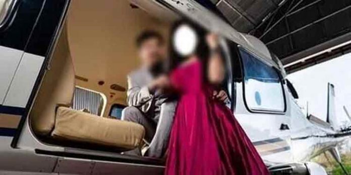 പ്രീ വെഡ്ഡിംഗ് ഫോട്ടോസ് വൈറലായി ; മുഖ്യമന്ത്രിയുടെ ഹെലികോപ്ടര് പൈലറ്റിന്റെ പണിപോയി പ്രീ വെഡ്ഡിംഗ് ഫോട്ടോസ് വൈറലായി ; മുഖ്യമന്ത്രിയുടെ ഹെലികോപ്ടര് പൈലറ്റിന്റെ പണിപോയി