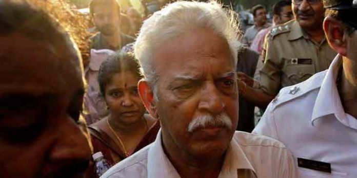 ഭീമ കൊറേഗാവ് കേസില് കവി വരവര റാവുവിന് ബോംബെ ഹൈക്കോടതി ജാമ്യം അനുവദിച്ചു ഭീമ കൊറേഗാവ് കേസില് കവി വരവര റാവുവിന് ബോംബെ ഹൈക്കോടതി ജാമ്യം അനുവദിച്ചു