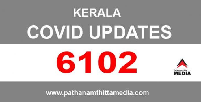 കേരളത്തില് ഇന്ന് 6102 പേര്ക്ക് കോവിഡ് ; 17 മരണം കേരളത്തില് ഇന്ന് 6102 പേര്ക്ക് കോവിഡ് ; 17 മരണം