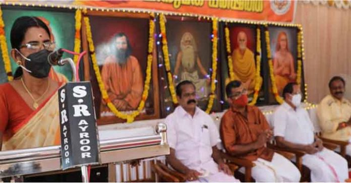 ഒന്നിച്ച് നിന്നാൽ മാത്രമേ കലിയുഗത്തിന്റ അധർമ്മത്തെ എതിർത്ത് തോൽപ്പിക്കുവാന് കഴിയു ; കെ.പി ശശികല ഒന്നിച്ച് നിന്നാൽ മാത്രമേ കലിയുഗത്തിന്റ അധർമ്മത്തെ എതിർത്ത് തോൽപ്പിക്കുവാന് കഴിയു ; കെ.പി ശശികല