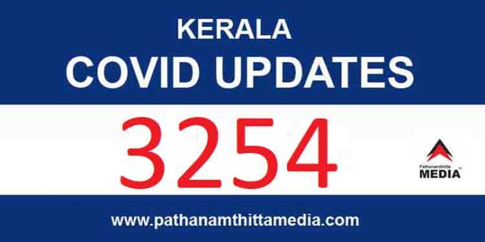 സംസ്ഥാനത്ത് ഇന്ന് 3254 പേര്ക്ക് കോവിഡ്-19 സ്ഥിരീകരിച്ചു സംസ്ഥാനത്ത് ഇന്ന് 3254 പേര്ക്ക് കോവിഡ്-19 സ്ഥിരീകരിച്ചു