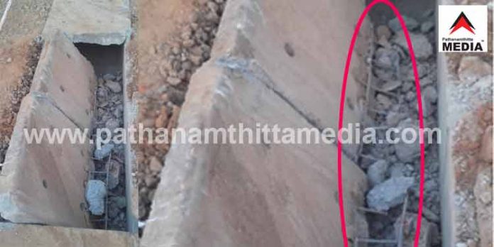 കോടികള് ചെലവഴിക്കുന്ന പുനലൂർ – മൂവാറ്റുപുഴ പാതയുടെ നിർമ്മാണത്തിന് നിലവാരം പാലിക്കുന്നില്ല കോടികള് ചെലവഴിക്കുന്ന പുനലൂർ – മൂവാറ്റുപുഴ പാതയുടെ നിർമ്മാണത്തിന് നിലവാരം പാലിക്കുന്നില്ല