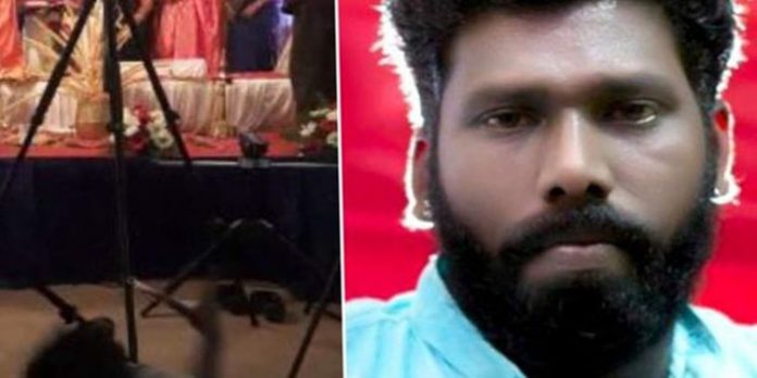 വിവാഹം ഷൂട്ട് ചെയ്യുന്നതിനിടെ ഫോട്ടോഗ്രാഫര് ഹൃദയാഘാതത്തെ തുടര്ന്ന് മരിച്ചു വിവാഹം ഷൂട്ട് ചെയ്യുന്നതിനിടെ ഫോട്ടോഗ്രാഫര് ഹൃദയാഘാതത്തെ തുടര്ന്ന് മരിച്ചു