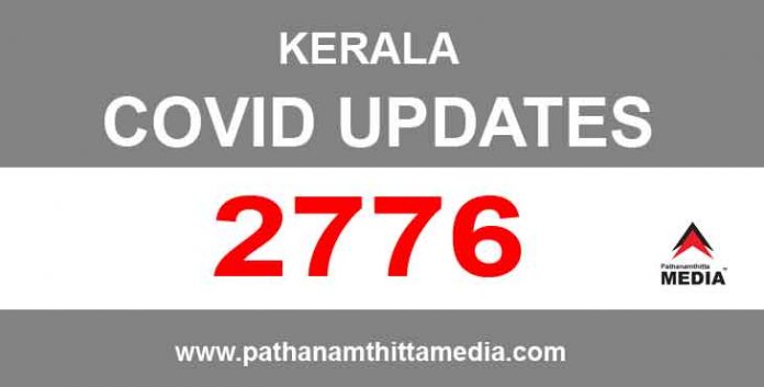 സംസ്ഥാനത്ത് ഇന്ന് 2776 പേര്ക്ക് കോവിഡ് സ്ഥിരീകരിച്ചു സംസ്ഥാനത്ത് ഇന്ന് 2776 പേര്ക്ക് കോവിഡ് സ്ഥിരീകരിച്ചു