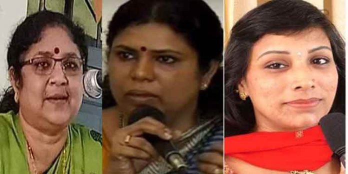എ.കെ.ബാലന്റെ ഭാര്യയും എ.വിജയരാഘവന്റെ ഭാര്യയും സിപിഎം സ്ഥാനാര്ത്ഥികള് എ.കെ.ബാലന്റെ ഭാര്യയും എ.വിജയരാഘവന്റെ ഭാര്യയും സിപിഎം സ്ഥാനാര്ത്ഥികള്