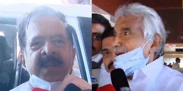 നേമത്തേക്കില്ലെന്ന് രമേശ് ചെന്നിത്തല ; കാത്തിരിക്കാമെന്ന് ഉമ്മന് ചാണ്ടി നേമത്തേക്കില്ലെന്ന് രമേശ് ചെന്നിത്തല ; കാത്തിരിക്കാമെന്ന് ഉമ്മന് ചാണ്ടി
