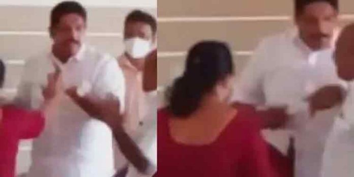 പാലാ നഗരസഭയില് കയ്യാങ്കളി ; സി.പി.എം-കോണ്ഗ്രസ് കൗണ്സിലര്മാര് തമ്മില് ഏറ്റുമുട്ടി പാലാ നഗരസഭയില് കയ്യാങ്കളി ; സി.പി.എം-കോണ്ഗ്രസ് കൗണ്സിലര്മാര് തമ്മില് ഏറ്റുമുട്ടി